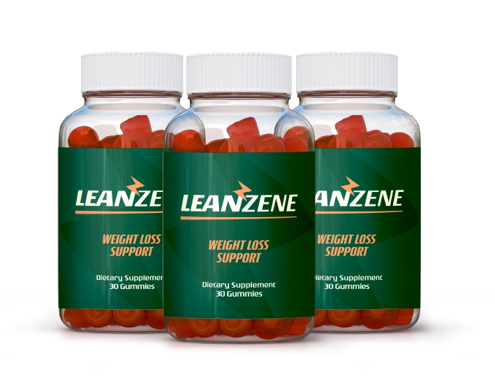 Leanzene weight loss supplement bottle for fat burning support